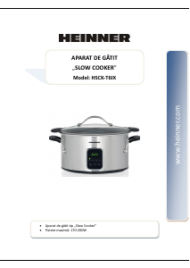 Manual Heinner HSCK-T6IX Aragaz lent