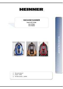 Használati útmutató Heinner HVC-V750RD Porszívó