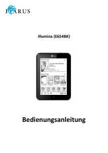 Bedienungsanleitung Icarus E654BK Illumina E-reader