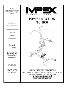 Manual Impex TC-3000 Multi-gym