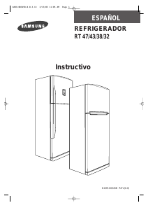 Manual de uso Samsung RT47EASW Frigorífico combinado