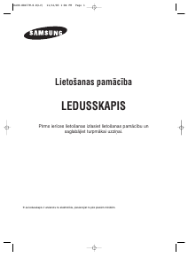 Rokasgrāmata Samsung RT52EATG Ledusskapis ar saldētavu
