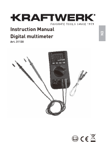 Manual Kraftwerk 31130 Multimeter