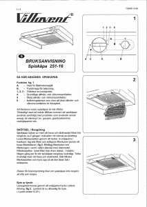 Handleiding Villavent 251-16 Afzuigkap