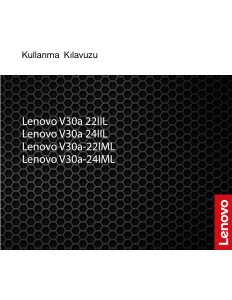 Kullanım kılavuzu Lenovo V30a 24IML Masaüstü bilgisayar