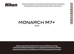 Használati útmutató Nikon Monarch M7+ 8x30 Két szemlencsés távcső