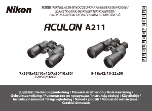 Handleiding Nikon Aculon A211 10x50 Verrekijker