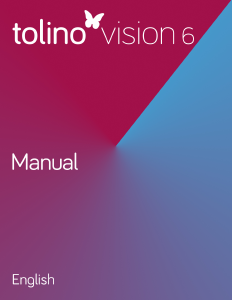 Manual Tolino Vision 6 E-Reader