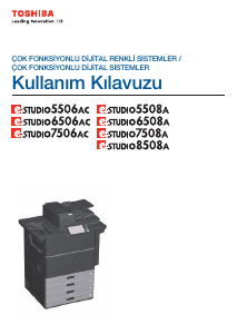 Kullanım kılavuzu Toshiba e-Studio 5508a Çok işlevli yazıcı