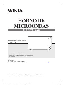 Manual de uso Winia WMN-GOLD32 Microondas