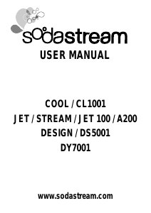 Handleiding SodaStream CL1001 Frisdrankmachine