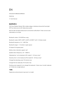 Mode d’emploi FlinQ FQC8156 Elite Casque