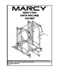 Manual Marcy SM-4903 Multi-gym