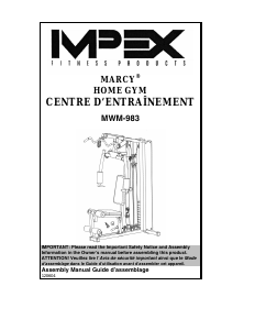 Handleiding Impex MWM-983 Fitnessapparaat