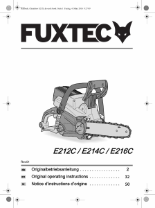 Handleiding Fuxtec E214C Kettingzaag