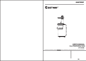 Manual Costway EP24398A Juicer