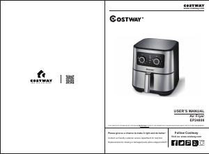 Handleiding Costway EP24808US-BKA Friteuse