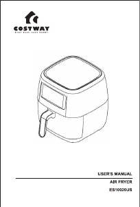 Handleiding Costway ES10020US-BKA Friteuse