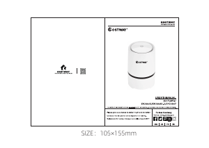 Manual Costway EP24045-2A Air Purifier