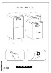Manual Elframo D45 DGT Dishwasher