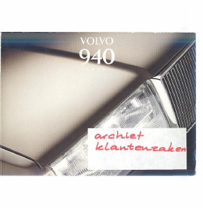 Handleiding Volvo 940 (1995)