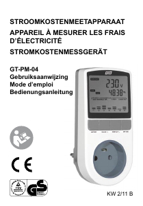 Bedienungsanleitung Quigg GT-PM-04 Stromzähler