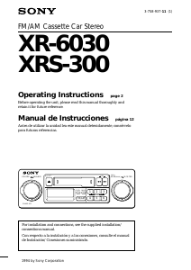 Handleiding Sony XRS-300 Autoradio