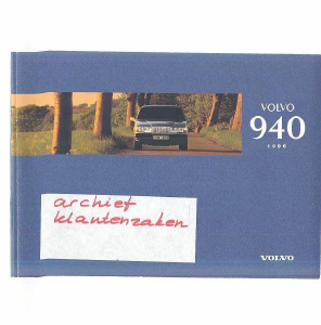 Handleiding Volvo 940 (1996)