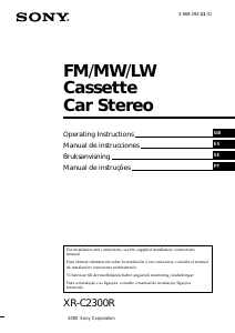 Manual Sony XR-C2300R Auto-rádio