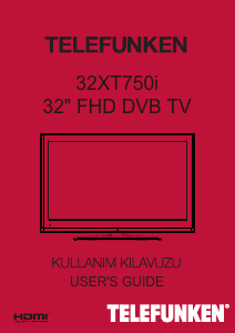 Kullanım kılavuzu Telefunken 32XT750i LED televizyon