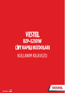 Kullanım kılavuzu Vestel BZP-S2101W Donduruculu buzdolabı