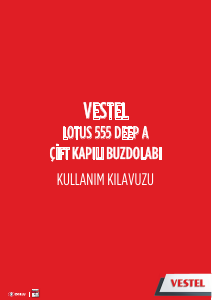 Kullanım kılavuzu Vestel LOTUS 555 DEEP A Donduruculu buzdolabı