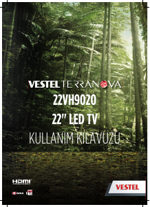 Kullanım kılavuzu Vestel 22VH9020 LED televizyon