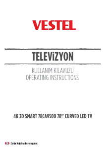 Kullanım kılavuzu Vestel 78CA9500 LED televizyon