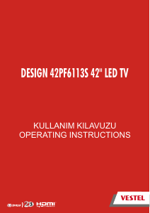 Handleiding Vestel 42PF6113S LED televisie