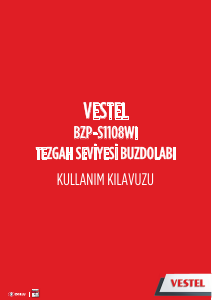 Kullanım kılavuzu Vestel BZP-S1108WI Buzdolabı