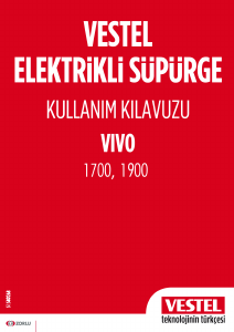 Kullanım kılavuzu Vestel VIVO 1700 Elektrikli süpürge