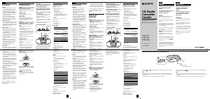 Handleiding Sony CFD-V8L Stereoset