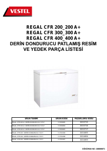 Kullanım kılavuzu Regal CFR 200 Dondurucu