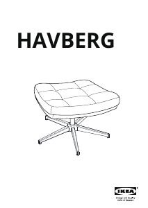 Hướng dẫn sử dụng IKEA HAVBERG Ghế đẩu