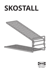 Käyttöohje IKEA SKOSTALL Kenkäkaappi