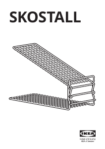 Bedienungsanleitung IKEA SKOSTALL Schuhschrank