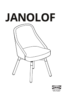 Návod IKEA JANOLOF Stolička