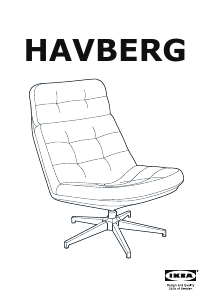 Manual IKEA HAVBERG Poltrona