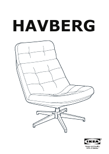 Handleiding IKEA HAVBERG Fauteuil