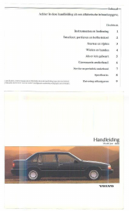 Handleiding Volvo 960 (1991)