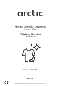 Manual Arctic APL61224XLW3 Washing Machine
