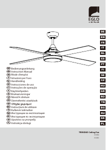 Manuale Eglo 35085 Trinidad Ventilatore da soffitto