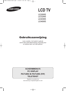 Handleiding Samsung LE46M51B LCD televisie