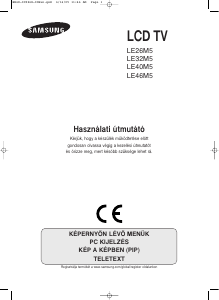 Használati útmutató Samsung LE46M51B LCD-televízió